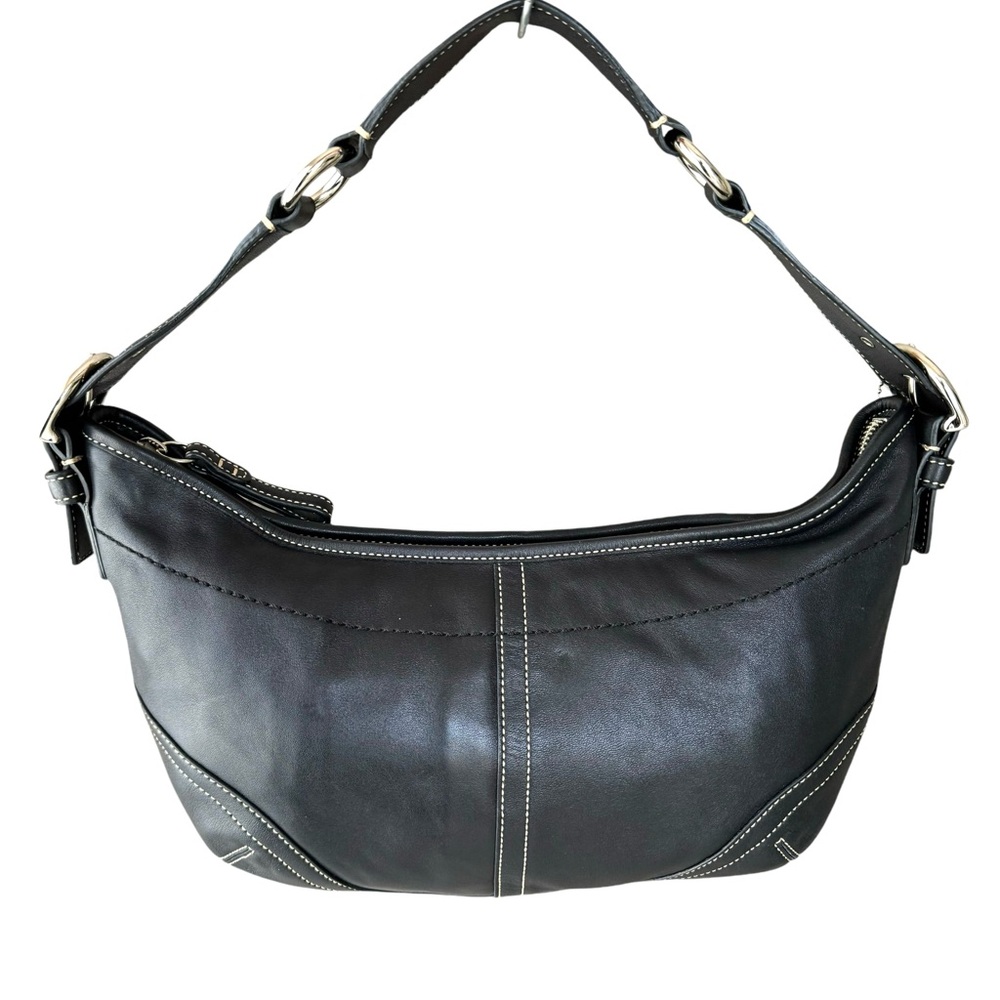 🆕 Coach Vintage Soho Leather Shoulder Bag Black - Picture 11 of 17